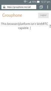 WebRTC incompatibility in stock Android browser
